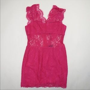 Pink Cut out BCBG dress
